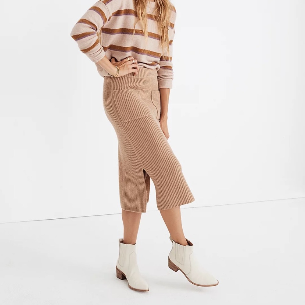 Madewell Patch Pocket Sweater Skirt